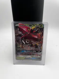 Pokemon TCG Tapu Bulu Basic GX 180 HP Ultra Rare Holo Card Sun & Moon English - Image 1
