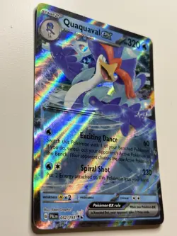 Quaquaval ex 052/193 Double Rare Holo Sv02: Paldea Evolved Pokemon Card - Image 2