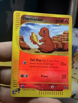 Charmander 97/165 Expedition 2002 Reverse Holo E-Series Vintage Pokemon Card TCG - Image 5