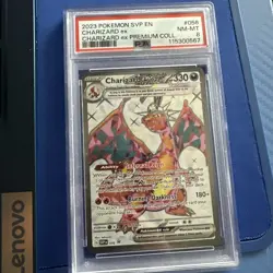 Charizard EX 056 Scarlet & Violet Promo Holo PSA Near Mint 8 Pokemon Card - Image 1