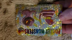 Pocket Monsters Vending Machine Prisim Sticker Card #1182 - Image 2