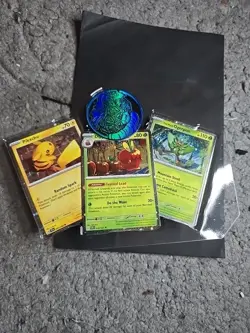 Pokemon Pikachu Tin Lunch Box Card Holder /W Cards,PROMOS, STICKERS! Opened - Image 2