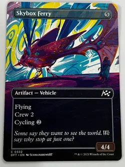 Skybox Ferry - Regular - Borderless - Aetherdrift #0332 MTG Magic The Gathering - Image 1
