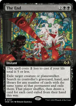 The End (Extended Art) [Wilds of Eldraine] Magic MTG - Image 1