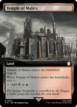 Temple of Malice (Extended Art) [Fallout] Magic MTG - Image 1
