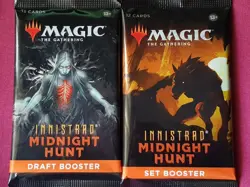 Magic The Gathering INNISTRAD MIDNIGHT HUNT DRAFT and SET Booster Packs new MTG - Image 1