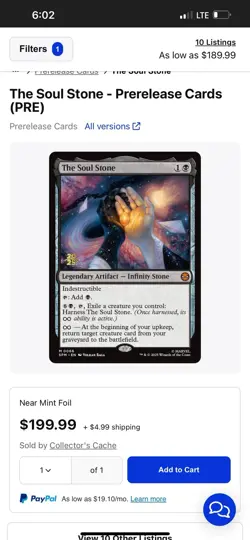 The Soul Stone MTG Marvel's Spider-Man Prerelease Promo - Image 3