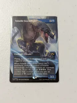 MTG Volatile Stormdrake - Borderless - Modern Horizons 3 NM - Image 1