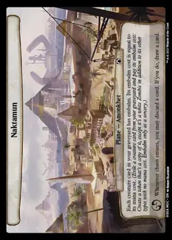 2x Naktamun - Oversized MOC LP MTG - Image 1