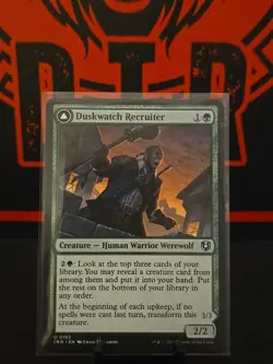 DUSKWATCH RECRUITER Innistrad Remastered #193 INR(NM+)(MTG) - Image 1