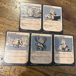 Charcoal Moss Marble Sky Fire Diamond (Showcase) Set MTG Battle for Baldurs Gate - Image 1