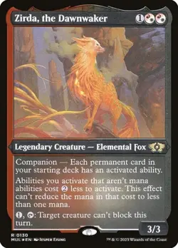 Zirda, the Dawnwaker - Foil Etched MUL LP MTG - Image 1