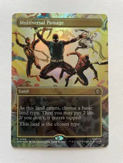 MTG Multiversal Passage BORDERLESS FOIL 0206 SPM - Image 1