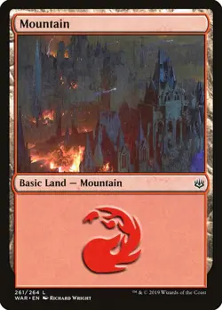 Mountain (261) [War of the Spark] Magic MTG - Image 1