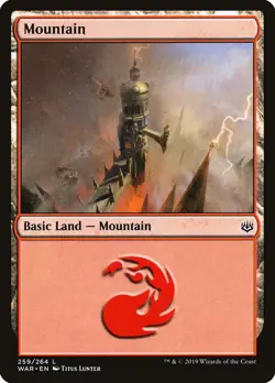 Mountain (259) [War of the Spark] Magic MTG - Image 1