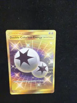 Pokemon Double Colorless Energy DCE 166/145 Guardians Rising SECRET Gold Mint - Image 3