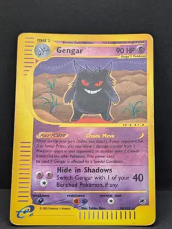 Gengar 048/165 Expedition Base Set Reverse Holo Ultra Rare Pokemon TCG MP+ - Image 3