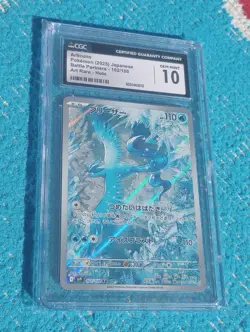 2025 POKEMON JPN BATTLE PARTNERS ART RARE HOLO #102 ARTICUNO CGC 10 GEM MINT - Image 1