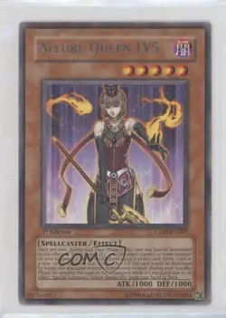 Allure Queen LV5 1st Ed. YuGiOh Cyberdark Impact #CDIP-EN007 2006 - Image 1