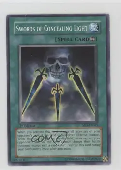 Swords of Concealing Light 1st Ed. YuGiOh Warrior's Triumph Structure Deck 2005 - Image 1