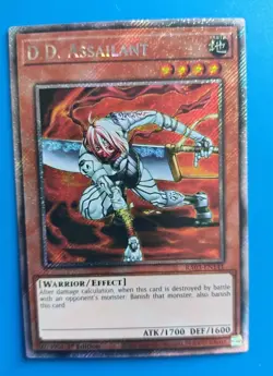Near Mint Yugioh D.D. Assailant RA03-EN141 Platinum Secret Rare - Image 1