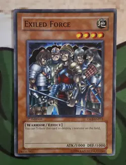 X 1 Exiled Force Yugioh 1st Edition SDDE-EN009 LP - Image 1