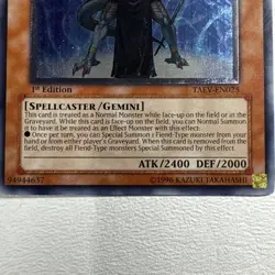 Yugioh! Doom Shaman - LP TAEV-EN025 - Ultimate Rare - 1st Edition Lightly Played - Image 3