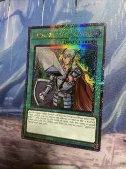 Yugioh Crossout Designator RA02-EN063 Quarter Century Secret Rare 1st Ed NM - Image 2