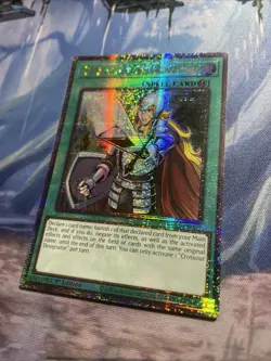 Yugioh Crossout Designator RA02-EN063 Quarter Century Secret Rare 1st Ed NM - Image 3