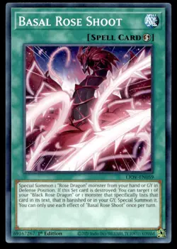 Basal Rose Shoot Lightning Overdrive LIOV-EN059 MP YuGiOh TCG | Buy 10 Get 10 Fr - Image 1