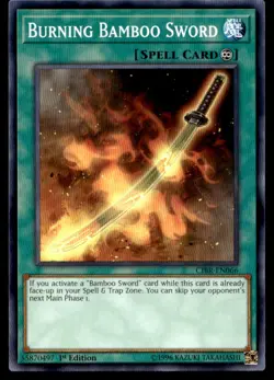 Burning Bamboo Sword Circuit Break CIBR-EN066 MP YuGiOh TCG | Buy 10 Get 10 Free - Image 1