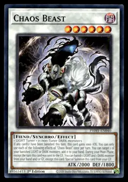 Chaos Beast Photon Hypernova PHHY-EN040 MP YuGiOh TCG | Buy 10 Get 10 Free - Image 1