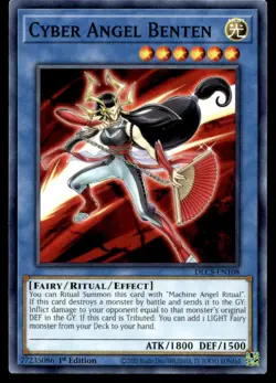 Cyber Angel Benten Dragons of Legend: The Complete Series DLCS-EN108 MP YuGiOh T - Image 1