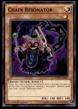 Chain Resonator Duelist Pack: Dimensional Guardians DPDG-EN022 MP YuGiOh TCG | B - Image 1