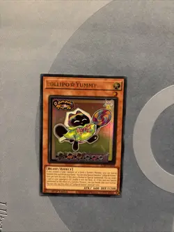 Yugioh! LollipoYummy JUSH-EN018 Justice Hunters 1st Edition Ultra Rare - Image 1