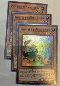 YUGIOH-3x- Vernusylph of the Misting Seedlings - DABL-EN026 - Super - (PLAYSET) - Image 1