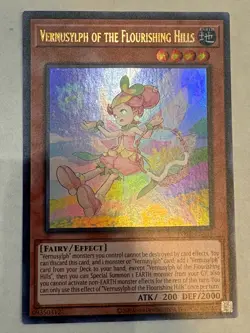 YUGIOH- Vernusylph of the Flourishing Hills - POTE-EN016 - Ultra Rare - Unl Ed - Image 1