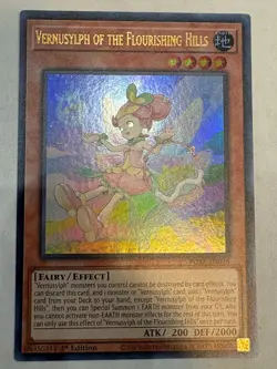 YUGIOH- Vernusylph of the Flourishing Hills - POTE-EN016 - Ultra Rare - 1st Ed - Image 1