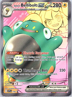 Iono's Bellibolt ex 194 Sv: Scarlet & Violet Promo Cards Holo - Image 1