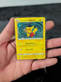 Special Delivery Pikachu SWSH074 SWSH: Sword & Shield Promo Cards Holo - Image 1