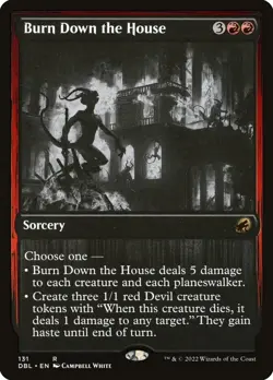 Burn Down the House Innistrad: Double Feature Magic MTG Sorcery CARD 1x (131) - Image 1