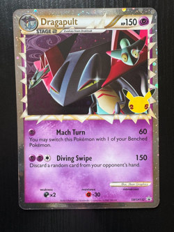 Dragapult Pokemon Card SWSH132 Black Star Promo JUMBO/Oversized - Image 1