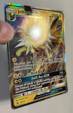 Pokemon TCG - Jolteon GX SM173 SUN & MOON Black Star Promo Holo Card NM - Image 2