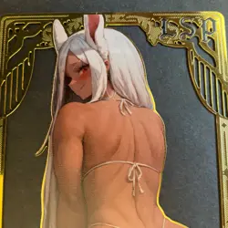 Goddess Story Gold METAL Card - Maiden Party - Serial Number #/200! Bunny Girl - Image 4