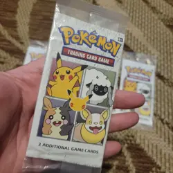 SEALED 25th Anniversary General Mills Pokemon Cereal 3-Card Booster Pack x 5 - Image 3