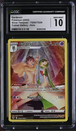 CGC 10 Gardevoir TG05/TG30 Silver Tempest Secret Illustration Rare Pokemon Card - Image 1