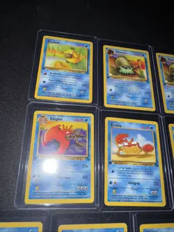 Pokemon 10 Card Lot Vintage Fossil 1st Edition! Psyduck Kingler Seadra - Image 3
