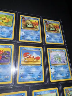 Pokemon 10 Card Lot Vintage Fossil 1st Edition! Psyduck Kingler Seadra - Image 4