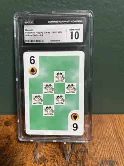 Meowth Pokemon Playing Card Anime Deck CGC 10 Pop 2! - Image 1