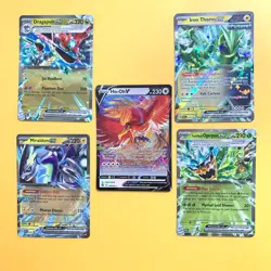 Pokemon Rare Holo EX Card Bundle - Ogerpon, Ho-oh V, Dragapult, Secret RARE FA - Image 3